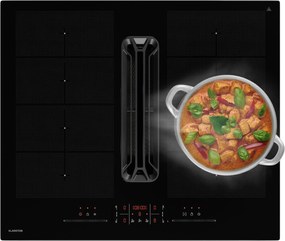 Klarstein AirJet FlexPro Down Air System, Indukčná doska + digestor, Flexi zóna, Booster