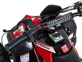 Ramiz Štvorkolka na batérie HIPERFECT Červená 35km/h + 1000W motor + Nafukovacie kolesá + Nastavenie sedadla