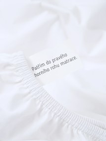 Jersey plachta s elastanom Deluxe 120 × 200 cm – biela