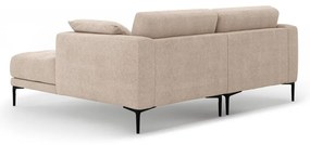 Svetlohnedá rohová pohovka (pravý roh/s leňoškou) Bemy – Micadoni