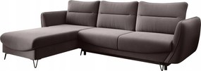 Rohová sedačka Scottie 07 (hnedá) (L)