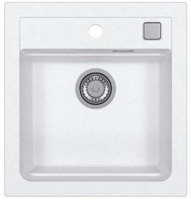 ALVEUS CZ ATROX 20 bílý 11 + pop up sifon 470x500x200 mm