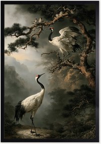 Nástenná dekorácia v ráme Bird Elegance