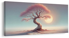 Obraz strom života v ružovom svetle
