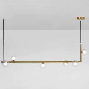 Toolight - Závesné svietidlo 6xG9 25W APP690-6CP, zlatá, OSW-05470