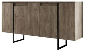 Skrinka Luxe Walnut and Black