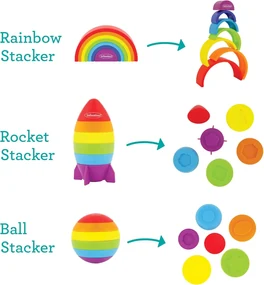 Súprava skladacích hračiek Imagination Stackers