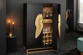 Extravagantná barová skrinka z masívu Angel Mango 95cm