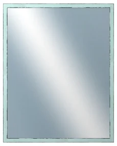 DANTIK - Zrkadlo v rámu, rozmer s rámom 40x50 cm z lišty AKVAREL modrá vysoká (2653)