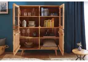 Komoda 39942 120cm Drevo Acacia  - Komfort-nábytok