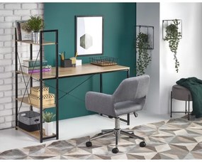 Písací stôl SERENOR čierna/dub sonoma