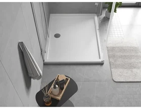 Mexen Flow Slim, obdĺžniková sprchová vanička 120 x 100 cm, biela lesklá, 46R101012