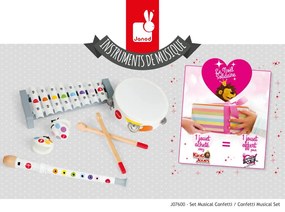 Drevená súprava hudobných nástrojov Confetti