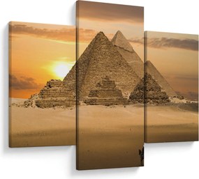 Obraz - Pyramídy (90x60 cm)