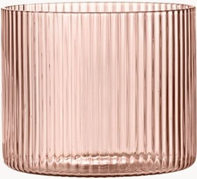 Ručne fúkané poháre's reliéfnym vzorom Ripple, 4 ks, 200 ml