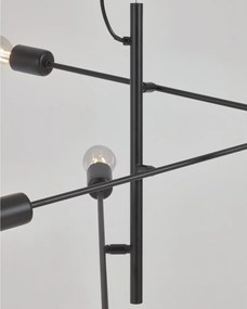 Čierne závesné svietidlo ø 55 cm Spica – Kave Home