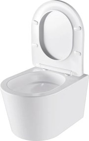 BPS-koupelny Závesná WC misa so SoftClose sedadlom HYD-4664, biela