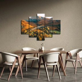 Obraz mosta v škótskom údolí (150x105 cm)