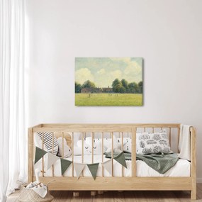 Obraz - Camille Pissarro, Hampton Court Green, reprodukcia (70x50 cm)