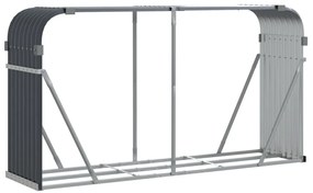 Držiak na polená antracitový 180x45x100 cm pozinkovaná oceľ