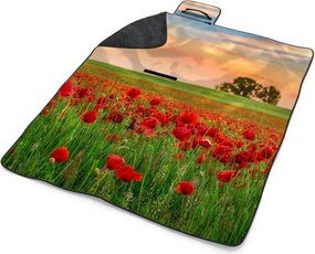 Sablio Plážová deka Pole vlčieho maku 2: 200x140 cm