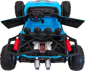 Ramiz Elektrická bugina Racing 5 pre deti modrá + motory 2x200W + diaľkové ovládanie + LED audio + pomalý štart