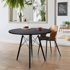 Jedálenský stôl LOFT čierny