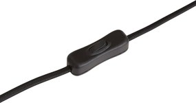 Japandi stojaca lampa orechové drevo s látkovým tienidlom 70cm - Lamel