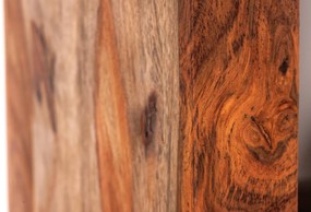 Dizajnový regál Timber 180 cm Sheesham dymový