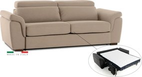 Pohovka FELYNE br. FIORELLO s rozkladom na každodenné spanie, 140, béžová (enjoy new lux 2 camel)