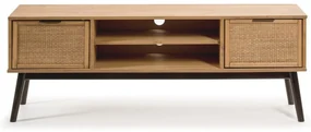 TV stolík z borovicového dreva 140x52 cm Natasha – Marckeric