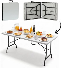 CH Skladací turistický stôl 180x75x72 cm