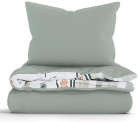 Vianočné bavlnené obliečky Renforcé - Medvede v zime