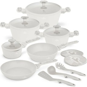 BerlingerHaus Súprava riadu s titánovým povrchom Sahara Marble, 15 ks