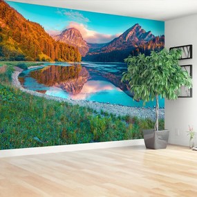 Fototapeta Vliesová Jazero obersee 312x219 cm