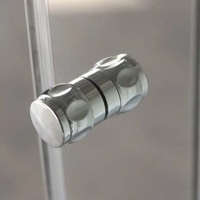 Roltechnik Štvorcový sprchovací box PETRA NEW 80 cm Biela Sklo TRANSPARENT
