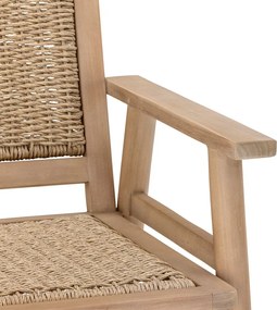 Záhradná pohovka z masívneho dreva v prírodnej farbe Sorrento – Bloomingville