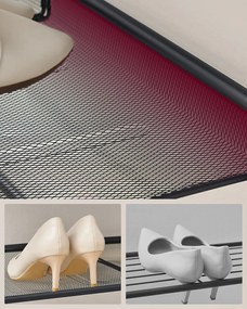 5-poschodový stojan na topánky 30×75×93 cm