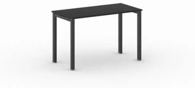 Stôl Square s čiernou podnožou 1200 x 600 x 750 mm, grafit