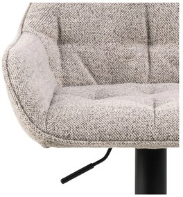 Svetlosivé otočné barové stoličky v súprave 2 ks 109 cm Brooke – Actona