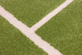 Koberec CLARA KIDS 02922A Ihrisko zelený / krémový