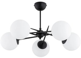 Alfa Prisadený luster PRIMERY 5xE14/10W/230V čierna ALF63308