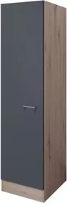 Vysoká kuchynská skriňa Tiago GE50, dub san remo/šedá, šírka 50 cm%