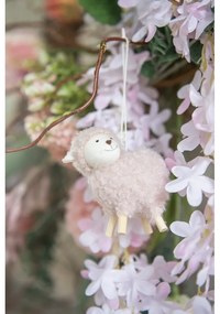 Ružová plyšová závesná ovečka Magiccal - 8 cm