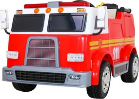 Ramiz Detské hasičské auto na batérie + vodné delo + megafón + maják + diaľkové ovládanie