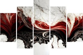Obraz - Mramorovaná abstrakcia (150x105 cm)