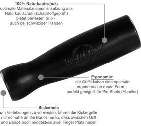 TUNIRO PRO Stolný futbal 110 kg, čierno - biely