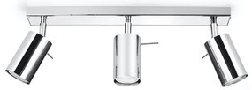 Bodové svietidlo Ring, 3x chrómové kovové tienidlo, (možnosť polohovania)