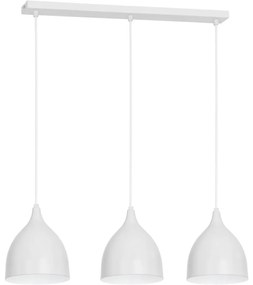 Luster na lanku NOAK 3xE27/15W/230V biela