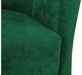 Pohovka v glamour štýle Terkaz, Dostupné poťahy: Eureka 2142, Farby nožičiek: zlatá